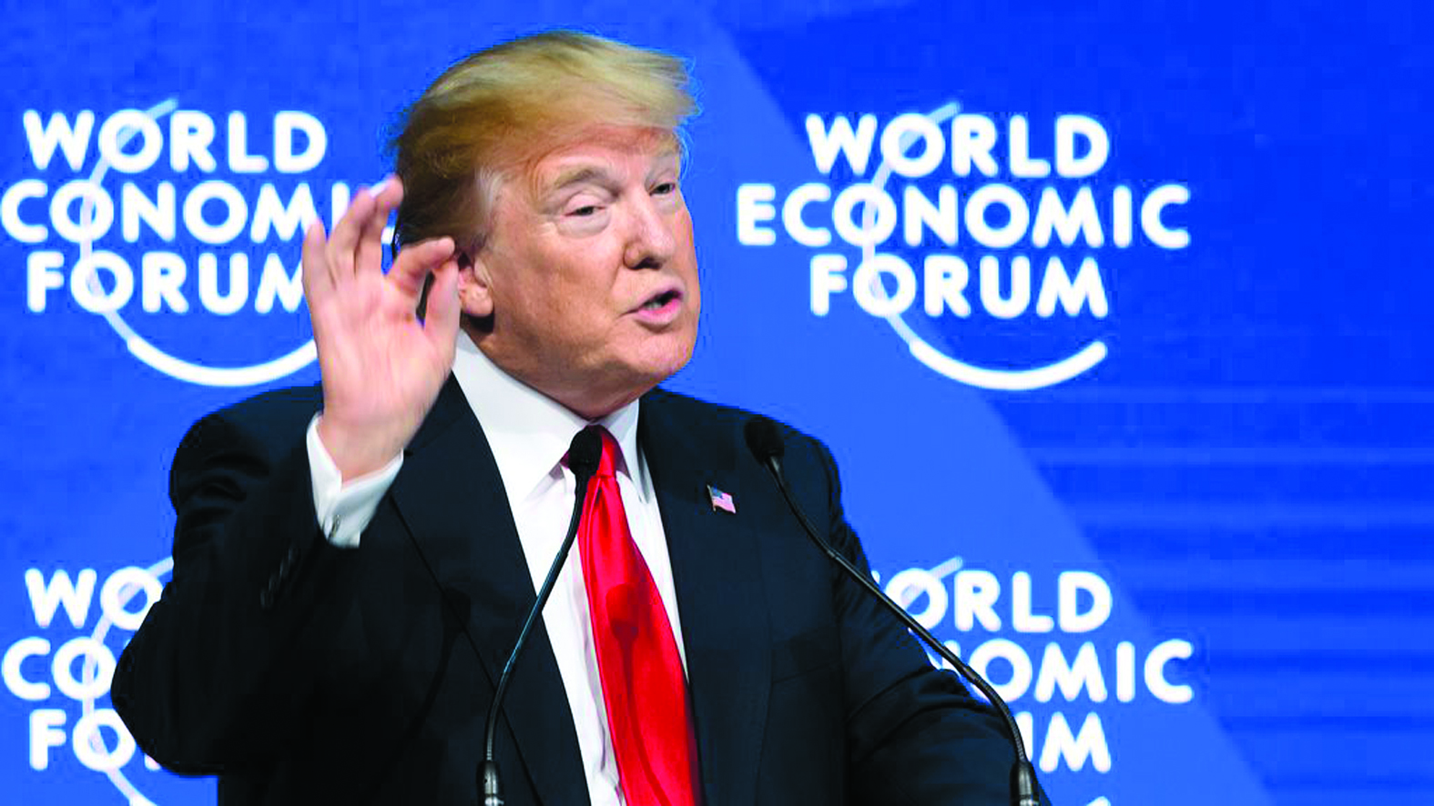 Trump discursa para os EUA e não para Davos