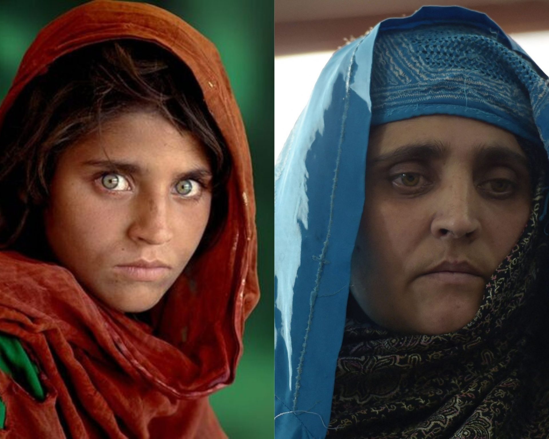 Itália acolhe menina afegã dos famosos olhos verdes que foi capa da National Geographic em 1985
