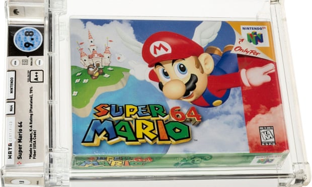 Cópia selada de Super Mario 64 vendida em leilão por 1,5 milhões de dólares, bate novo recorde mundial