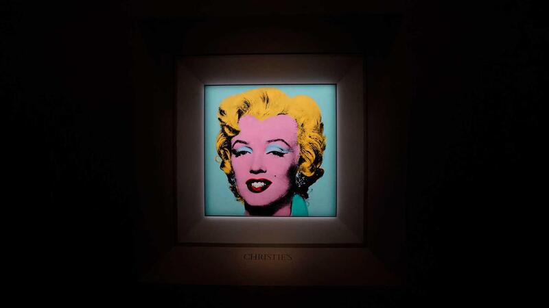 Retrato de Marilyn Monroe feito por Warhol vai a leilão por 180 milhões de euros