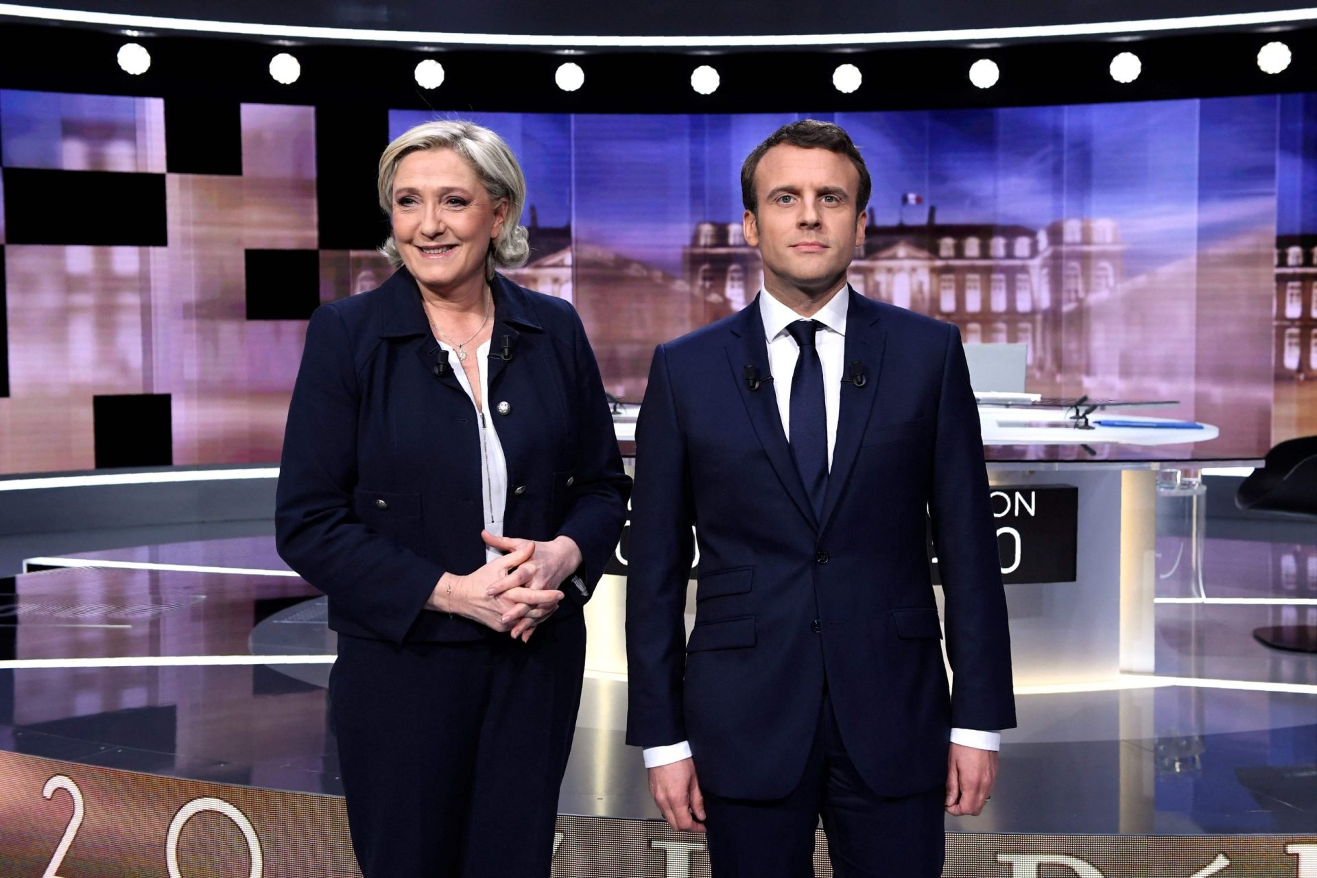 Macron em vantagem no debate, mas a vitória não está garantida
