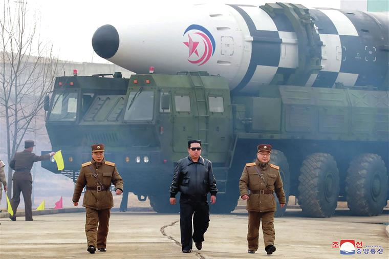 Coreia do Norte dispara “projétil não identificado” para leste