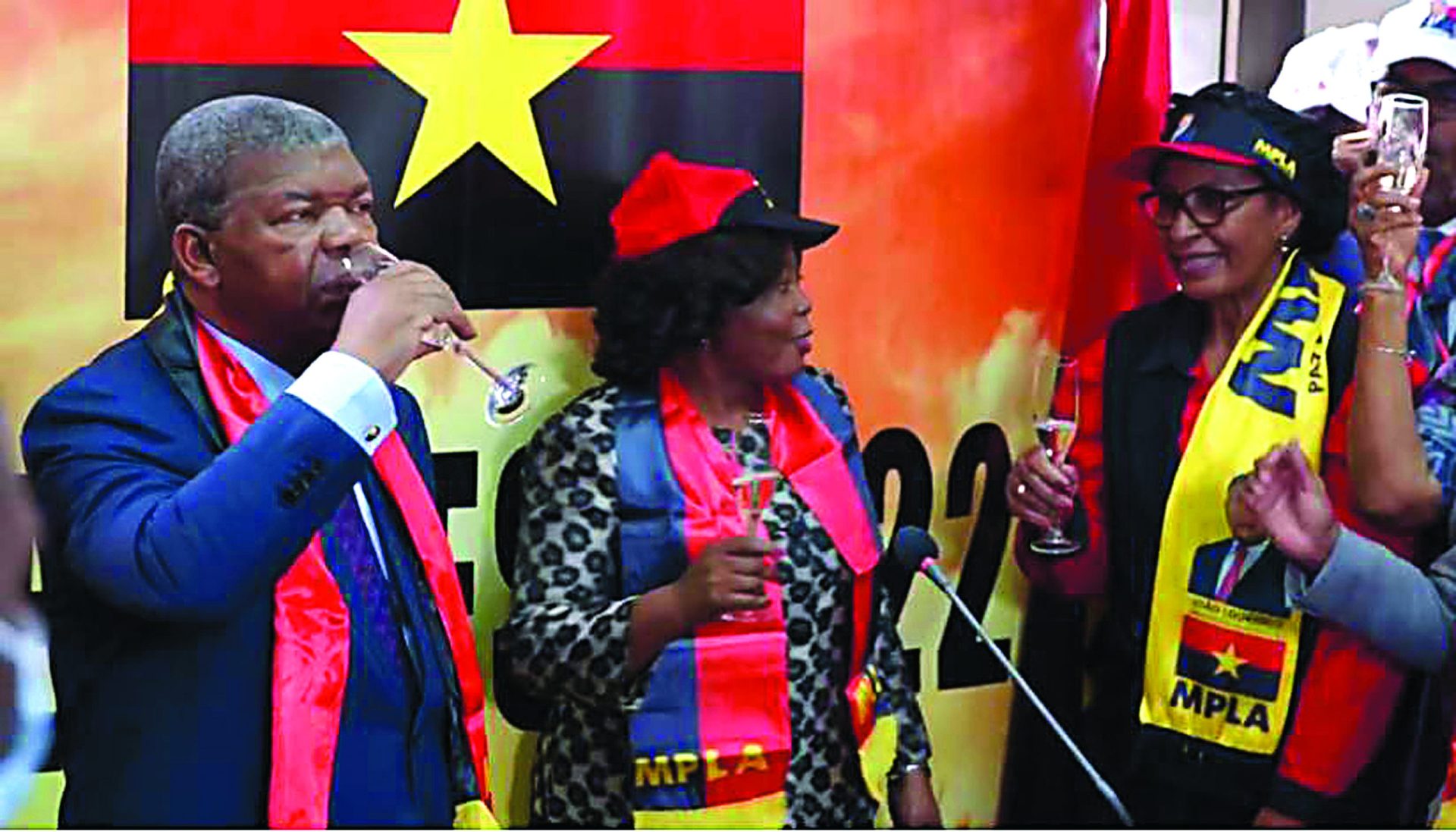 Angola. Presidente brinda ao penta e promete governar sem a UNITA