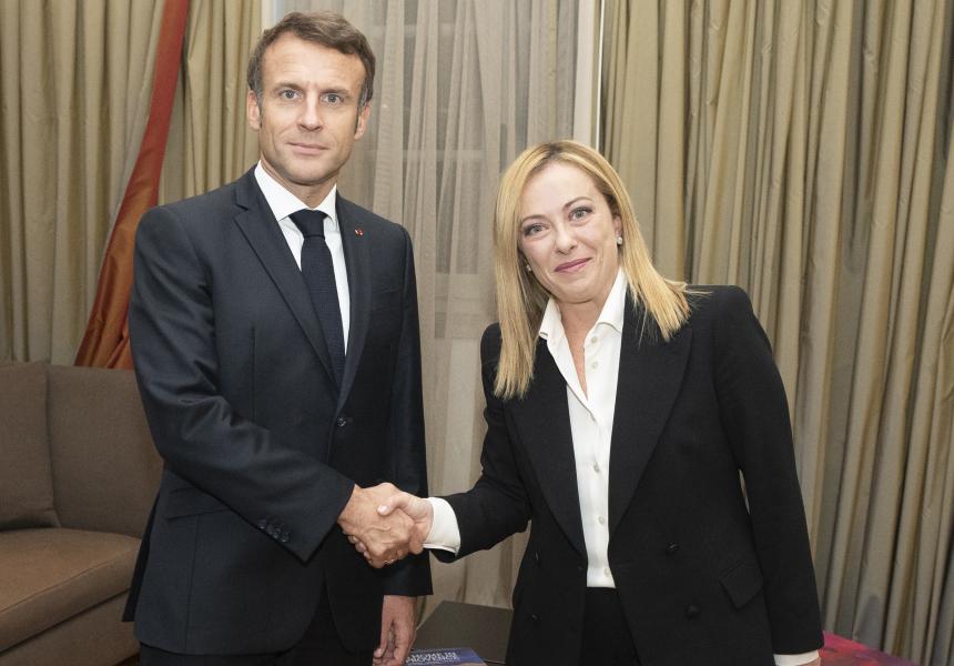 Líderes de Itália e França querem mais cooperação