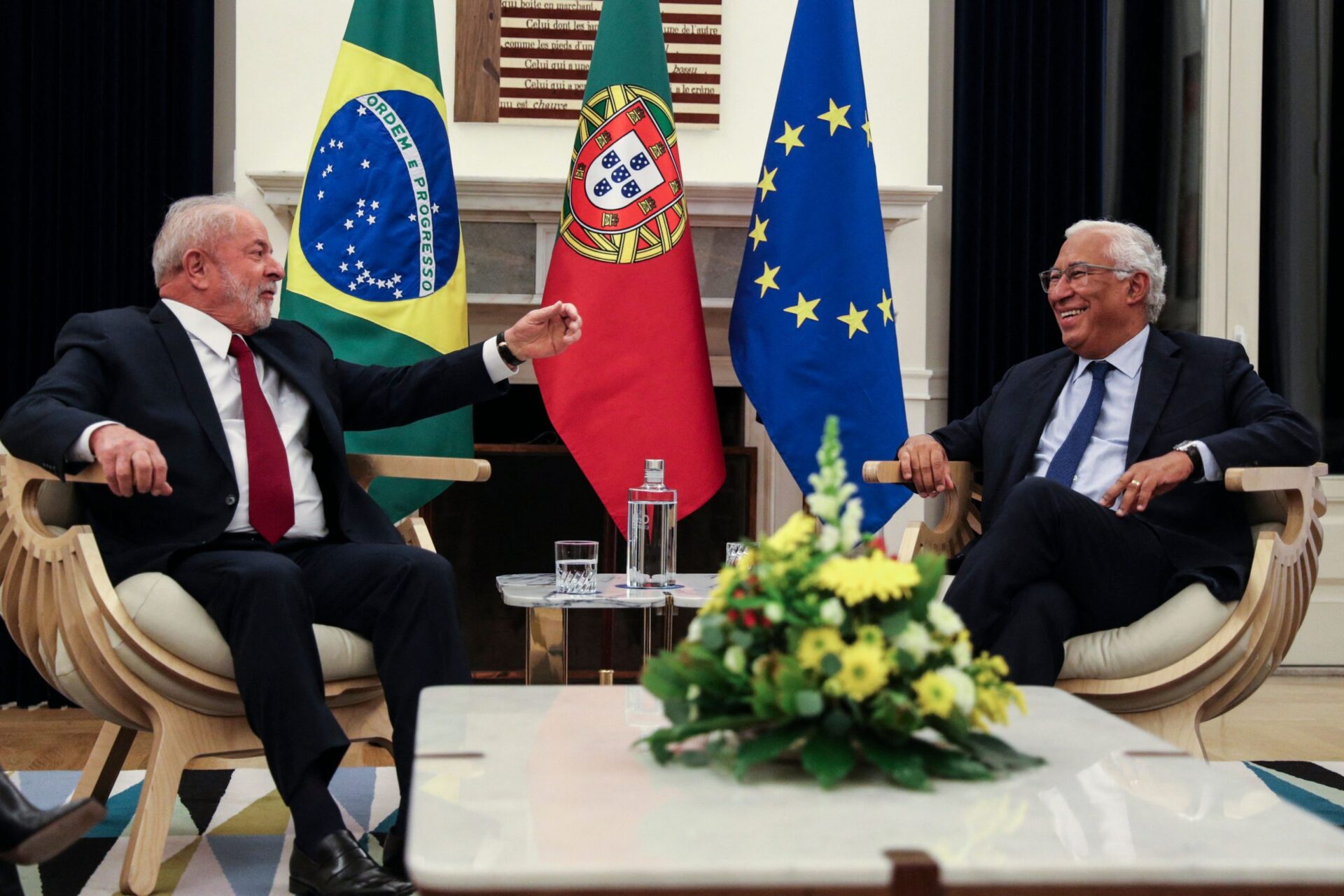 Lula da Silva destaca &#8220;momento excecional&#8221; na relação entre Brasil e Portugal