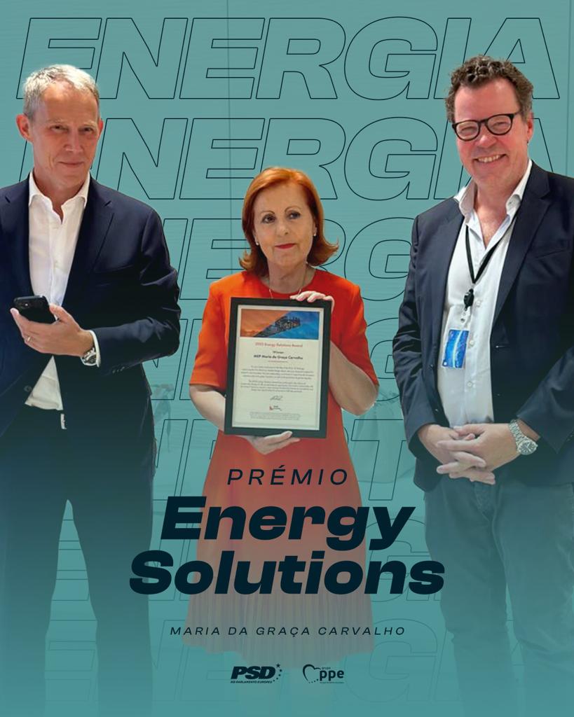 Maria da Graça Carvalho vence Prémio Energy Solutions