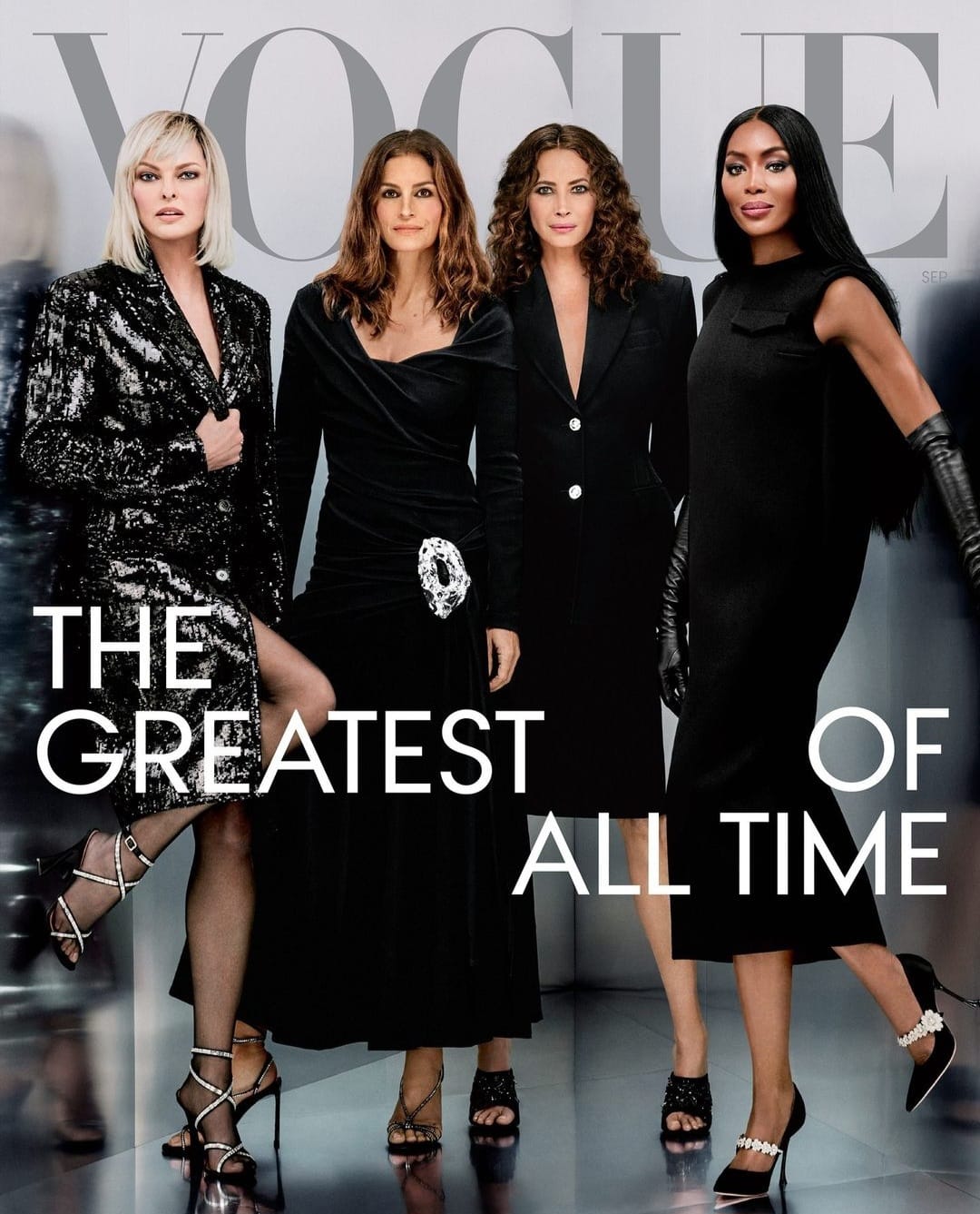 Vogue coloca quatro supermodelos na capa