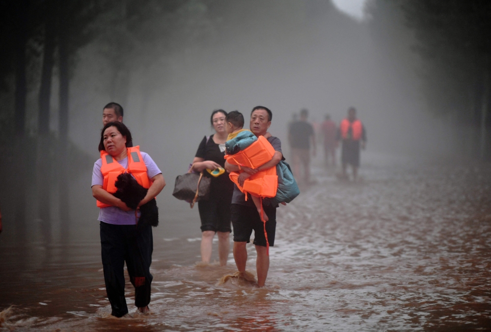Pequim com as chuvas mais intensas dos últimos 140 anos