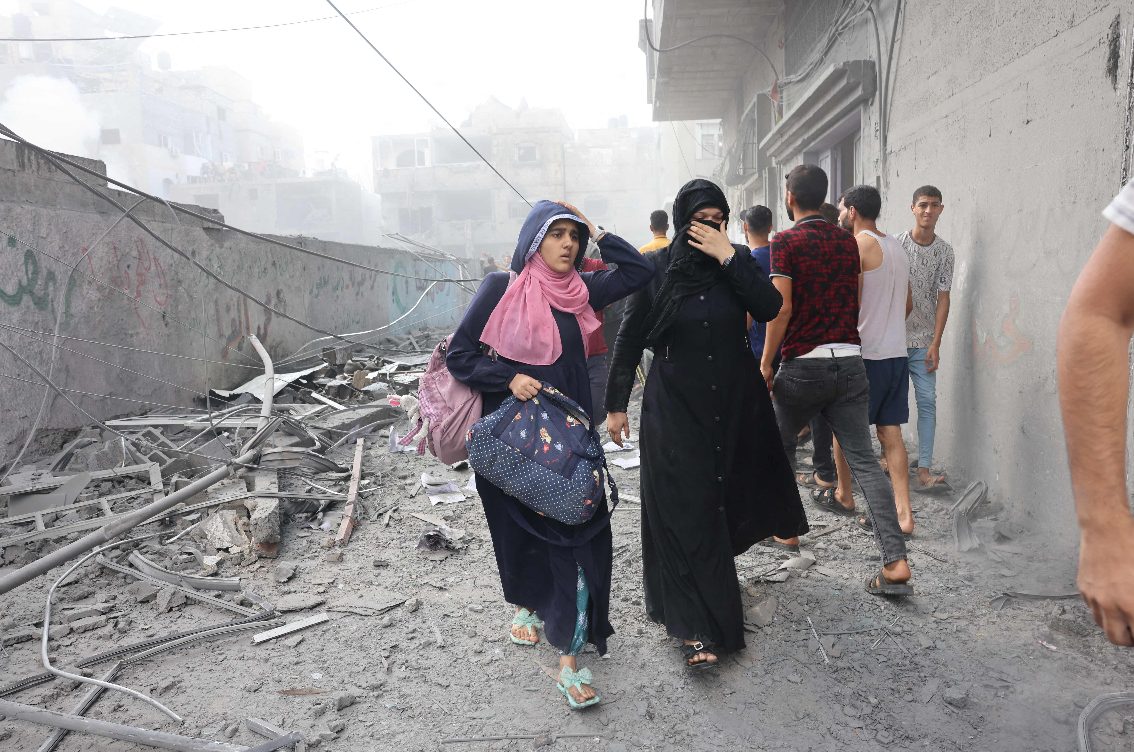 Número de deslocados em Gaza ultrapassa os 338 mil