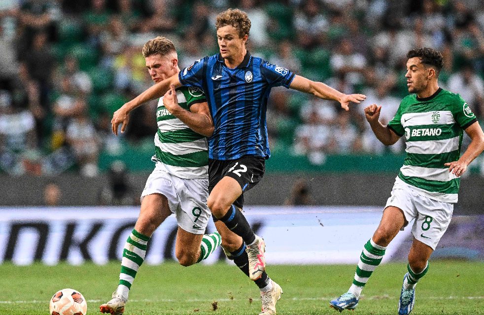 Sporting derrotado pela Atalanta