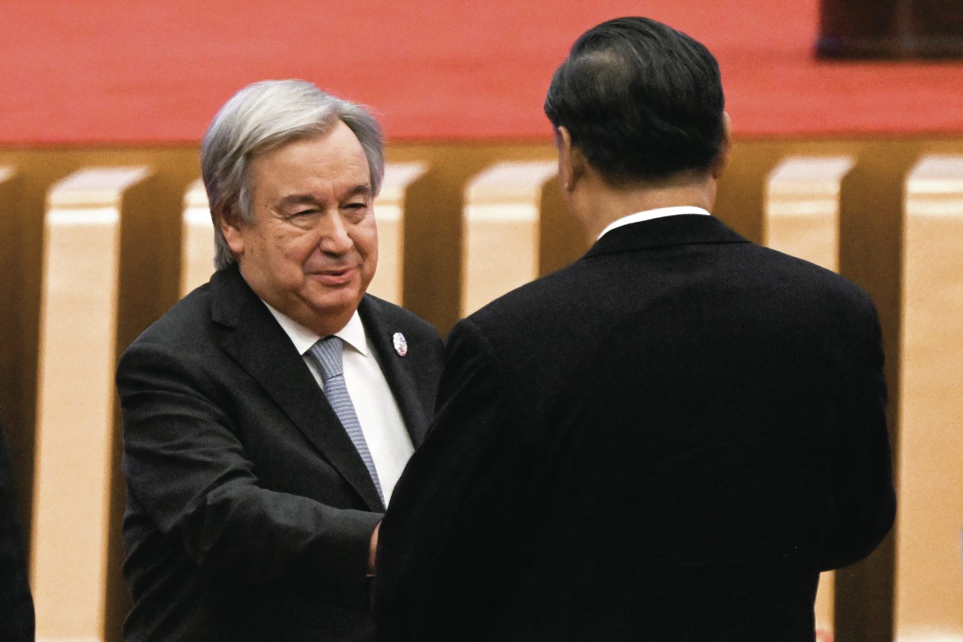 Guterres e Putin na China: ‘There was no meeting’