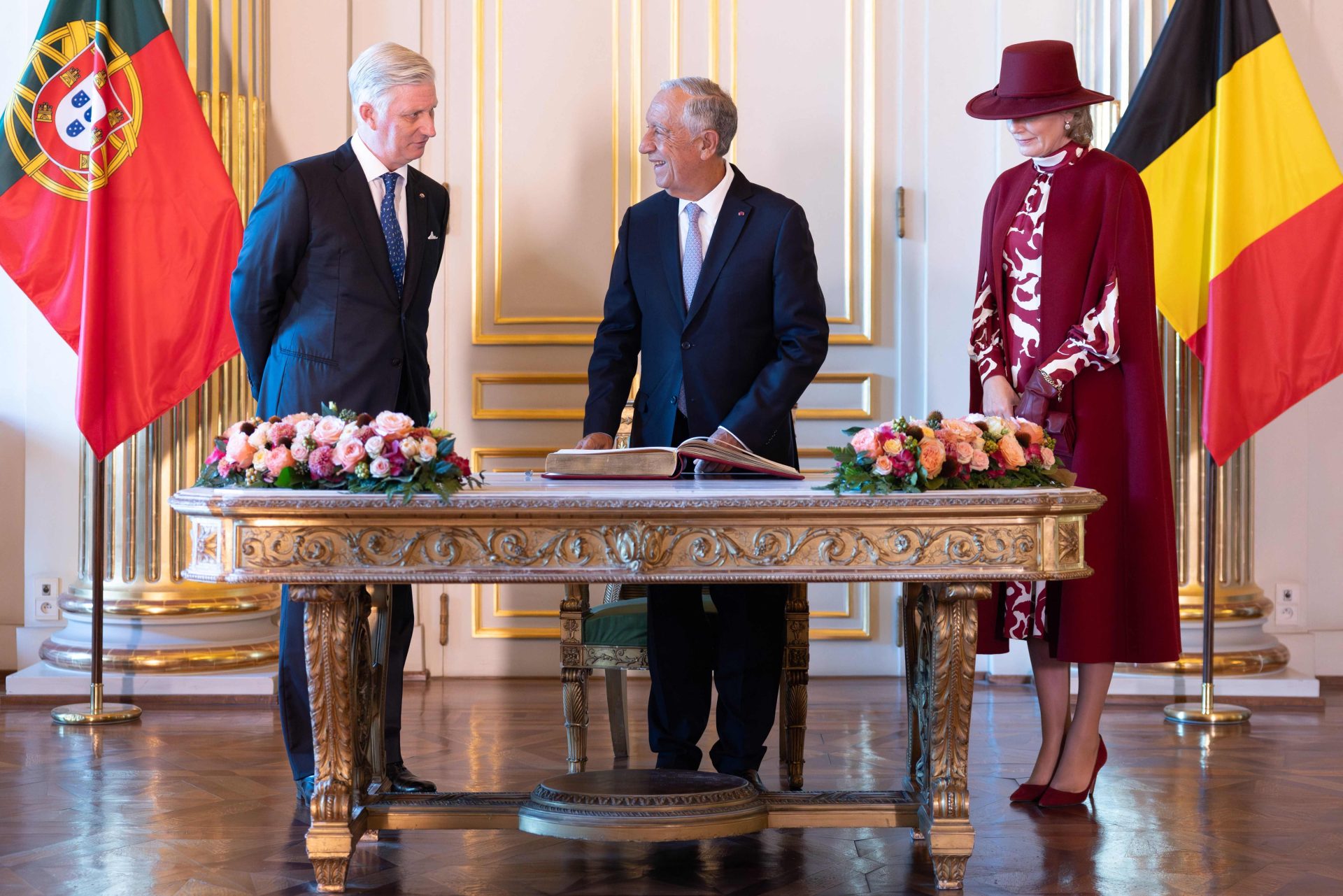 Marcelo recebido no Palácio Real e no Parlamento Federal da Bélgica