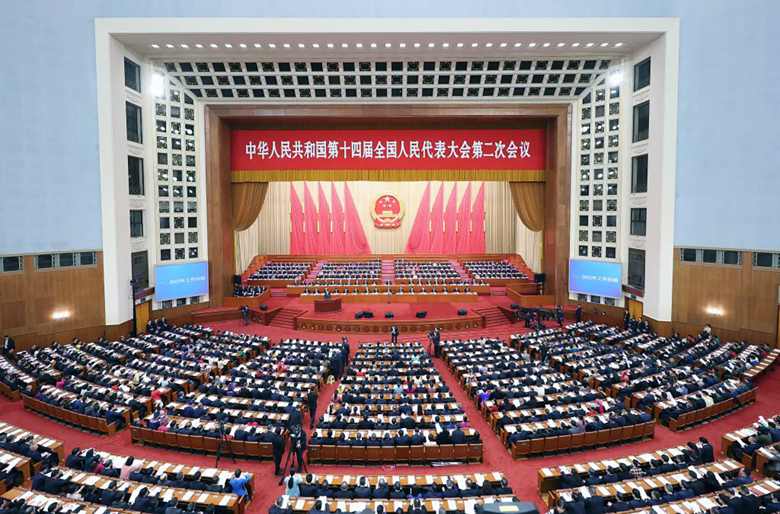 Xi Jinping na sessão de abertura da Assembleia Popular Nacional