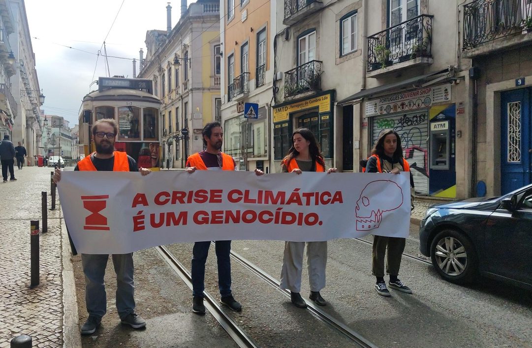 Quatro ativistas da Climáximo detidos em Lisboa