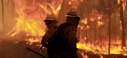 Dois incêndios na Guarda mobilizam 274 operacionais