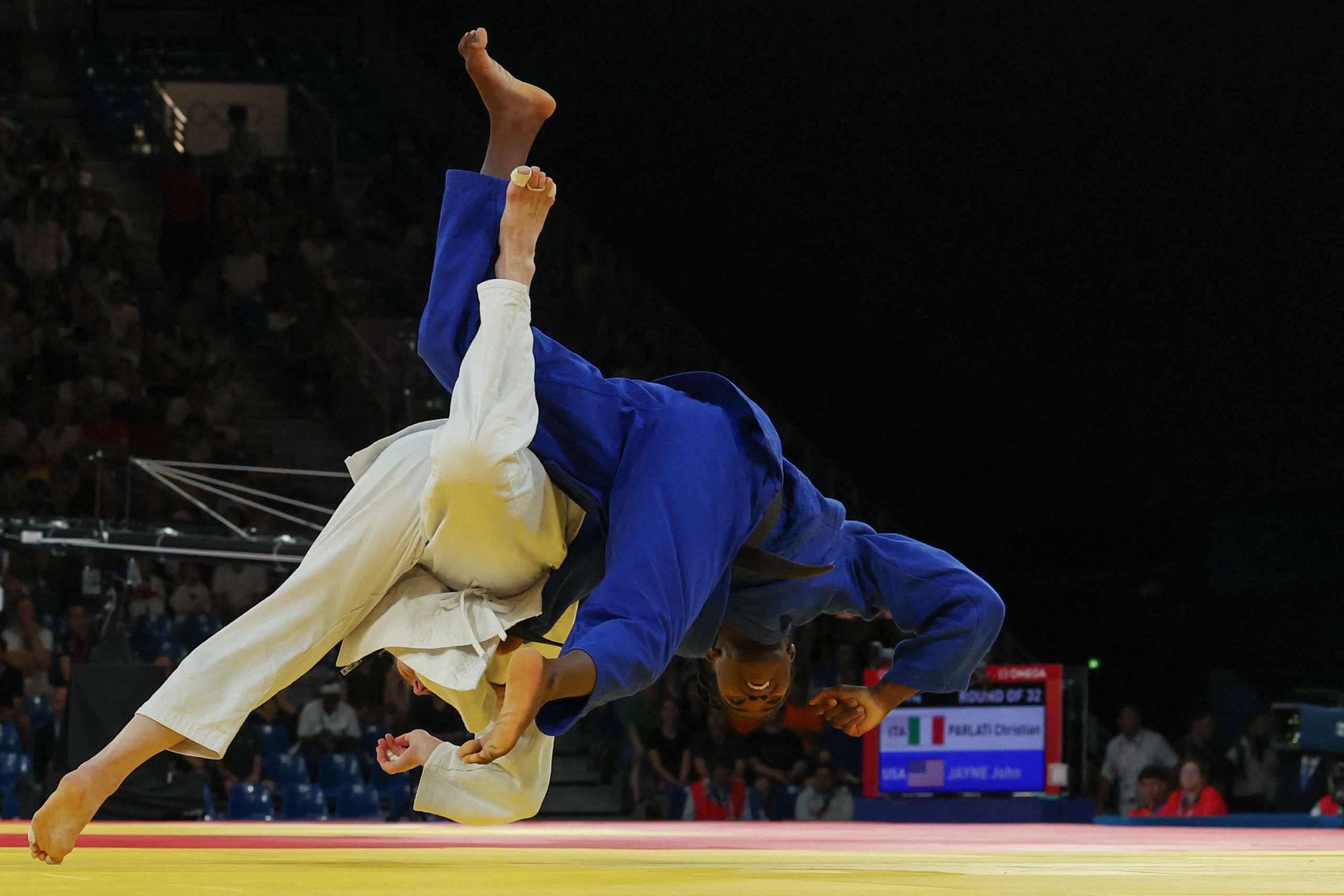 Taís Pina eliminada na competição de judo