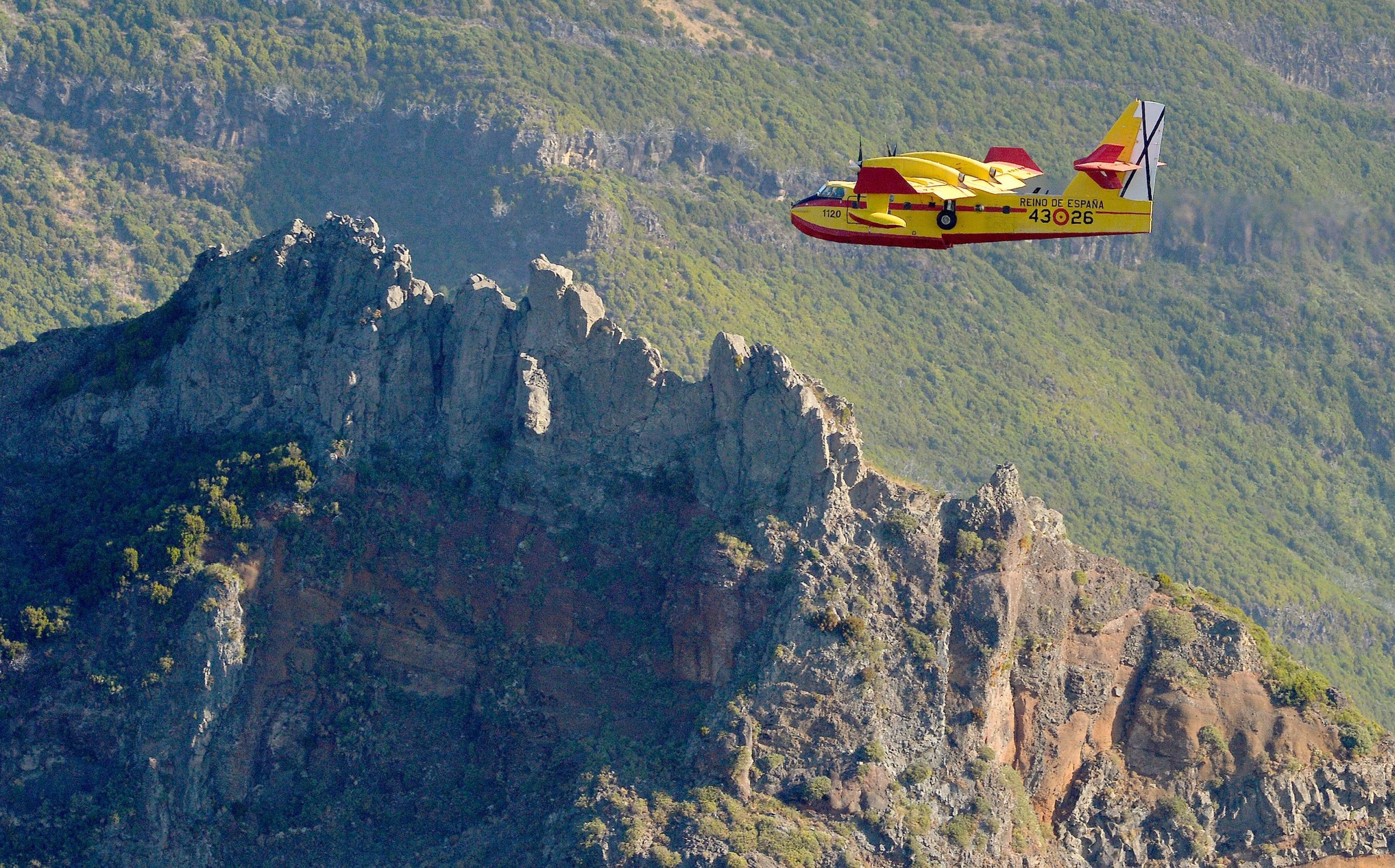 Lançamento de foguetes causou fogo na Madeira