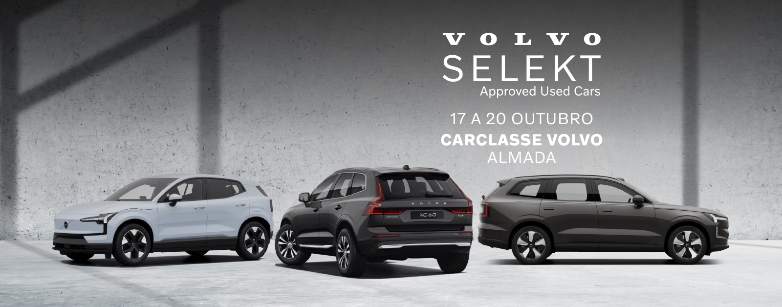 Carclasse apresenta exclusividade e sofisticação da Volvo Selekt em Almada