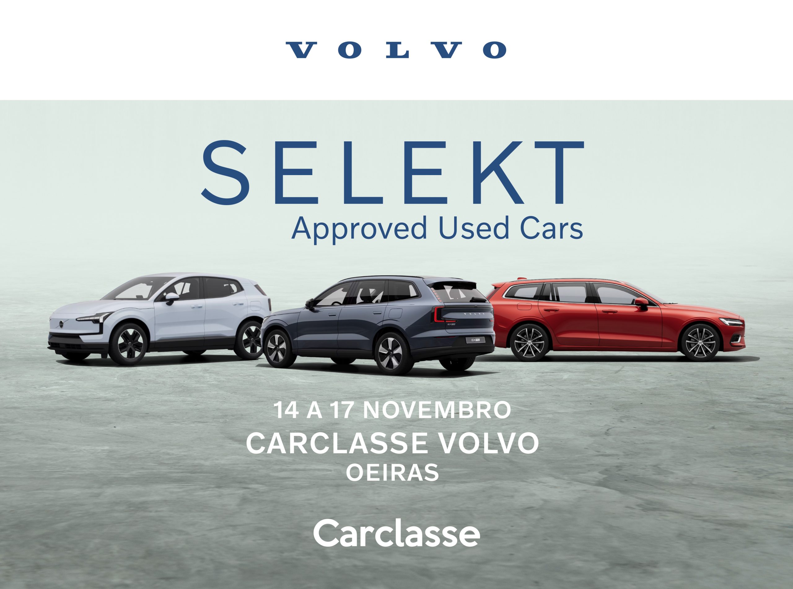 Volvo Selekt: Os Approved regressam à Carclasse Oeiras