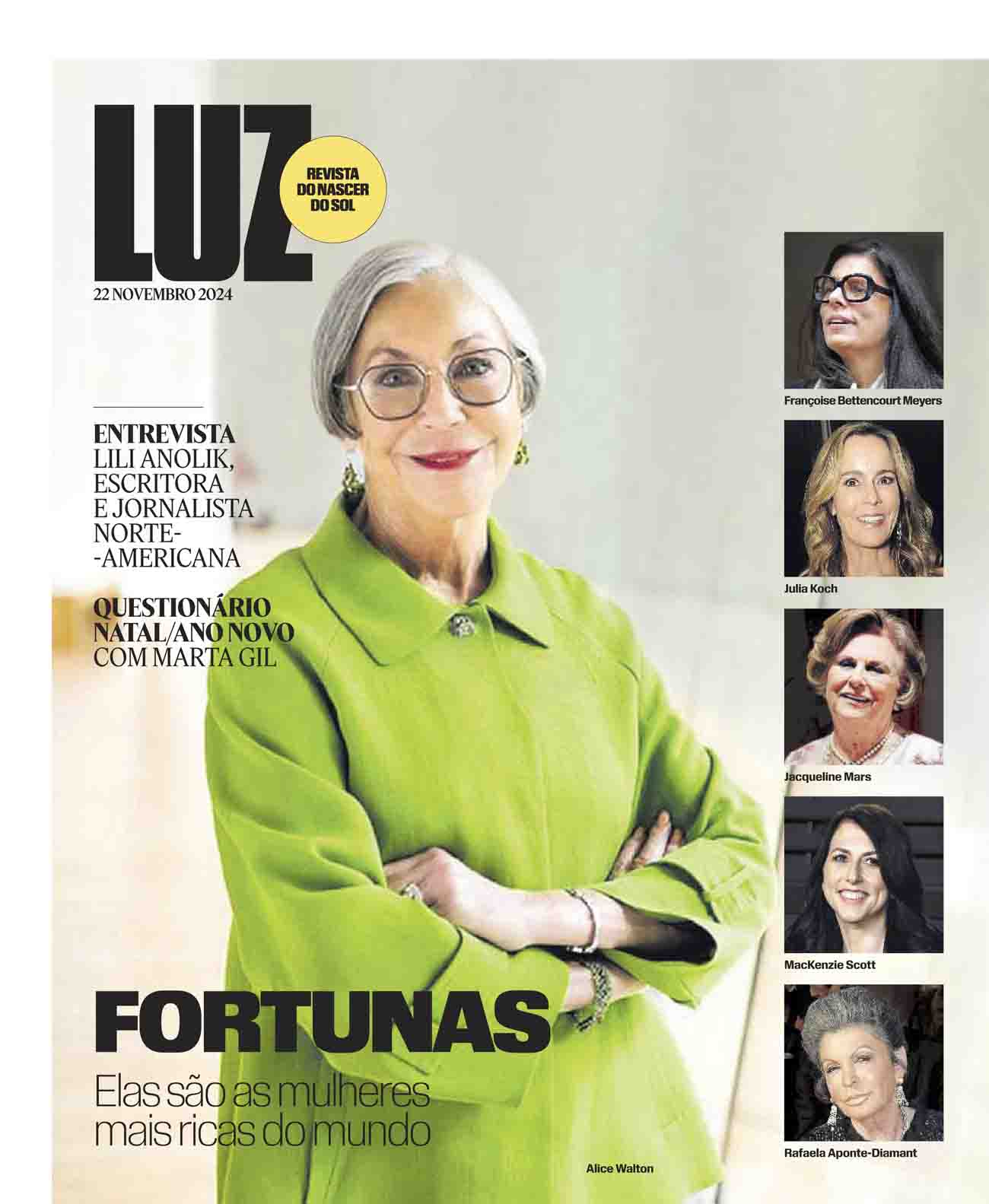 Capa da Revista LUZ do dia 22 de Novembro de 2024