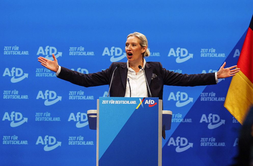 Alice Weidel é a candidata da AfD às eleições na Alemanha