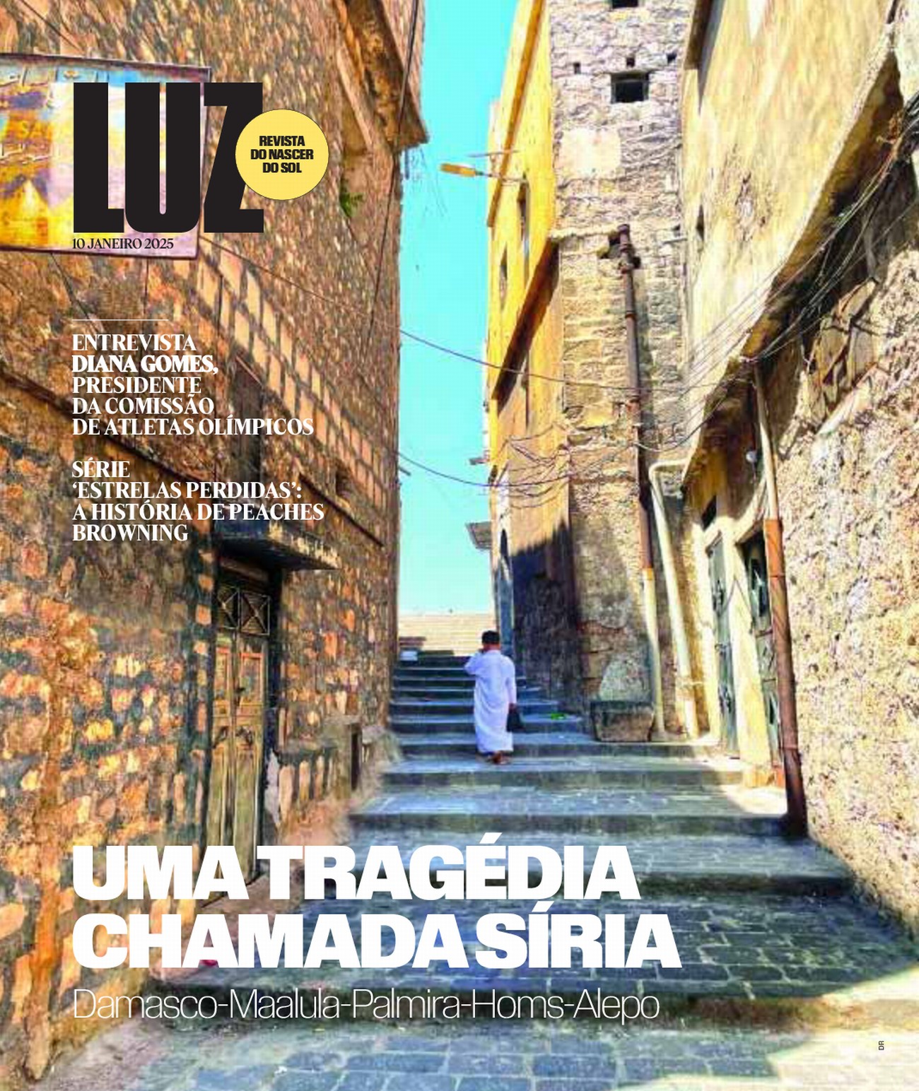 Capa da Revista LUZ do dia 10 de Janeiro de 2025