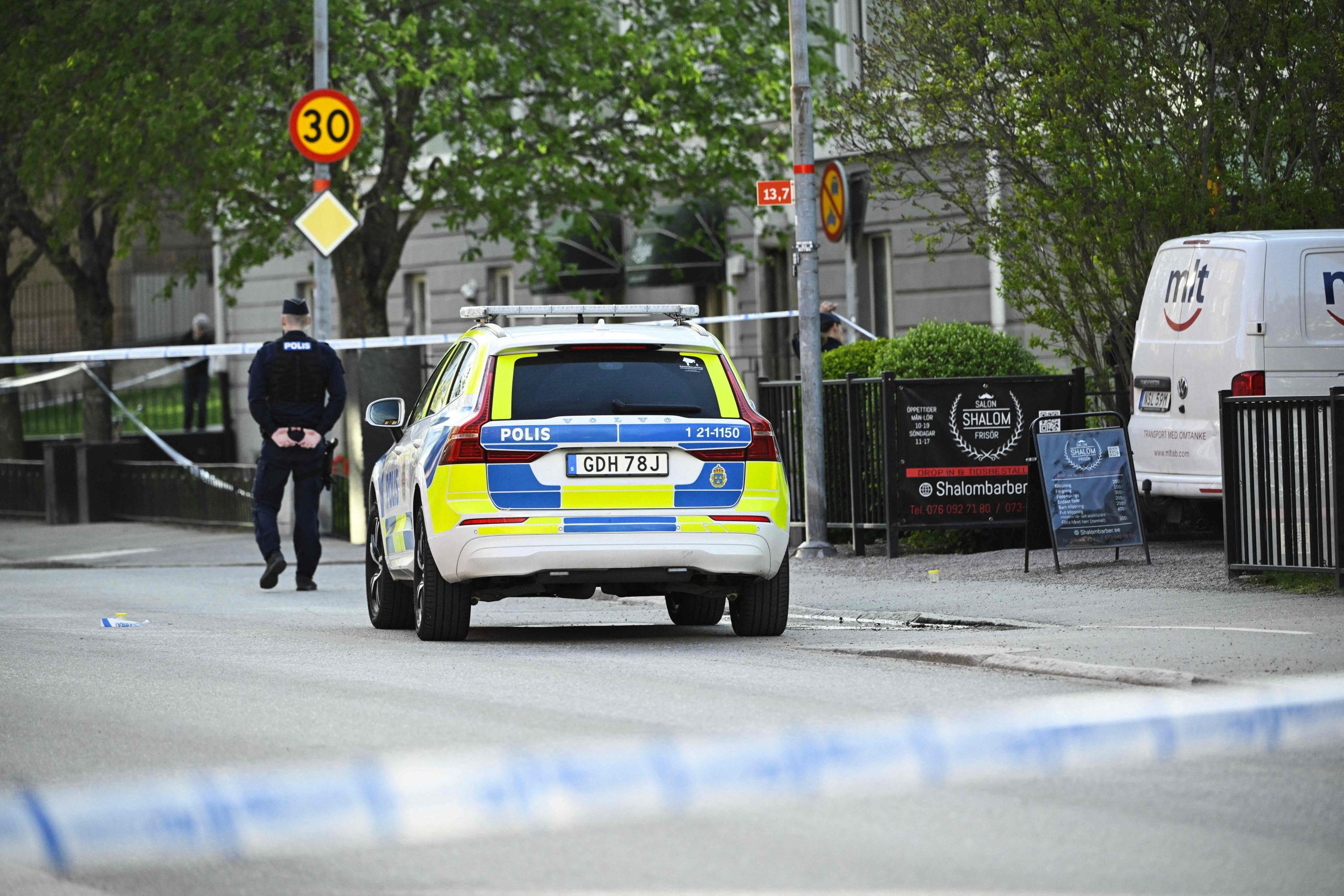 Police hold a suspicious shooting that killed three people in Sweden