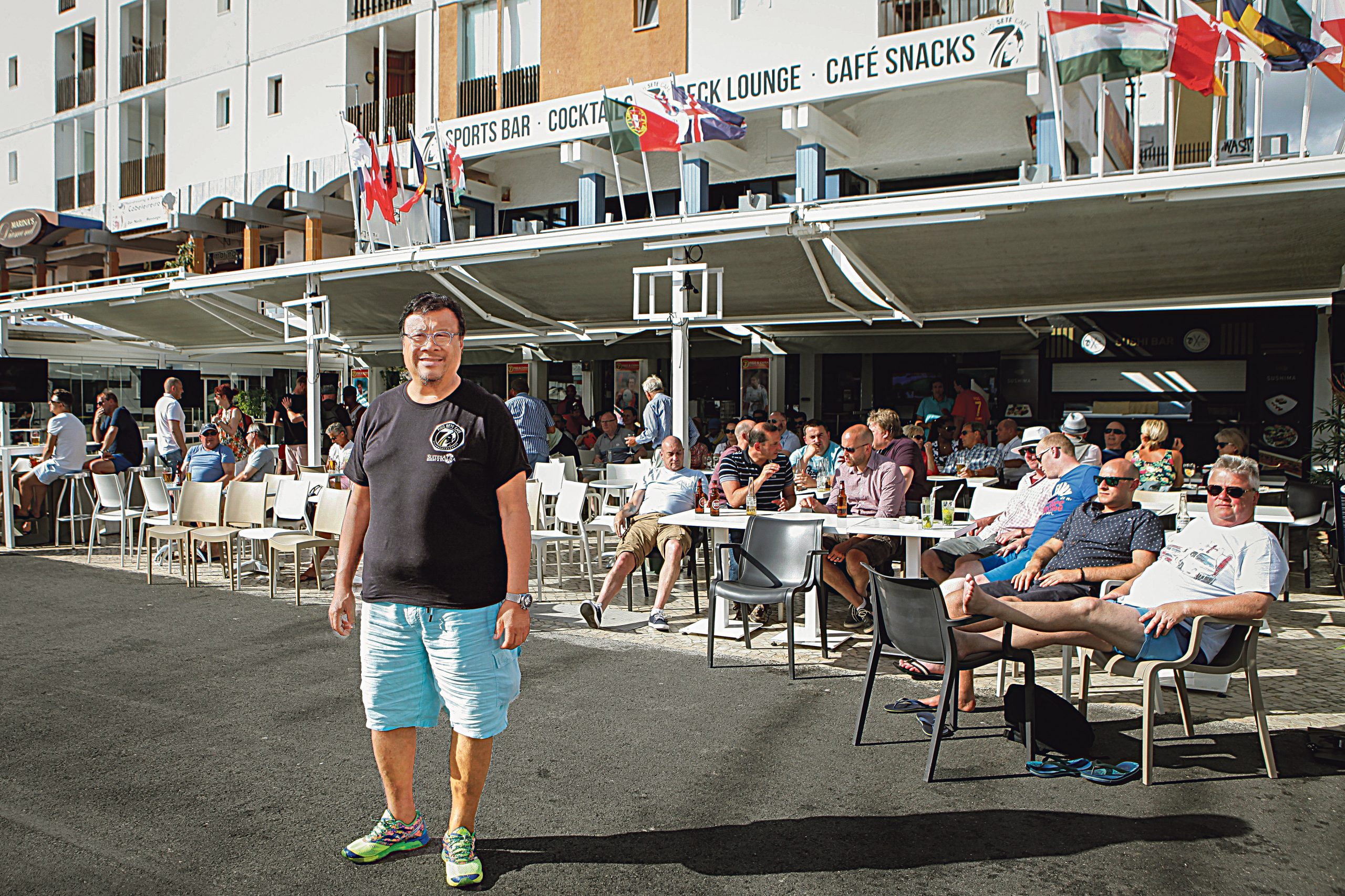 Paulo China e Luís Figo disseram adeus ao 7 Café