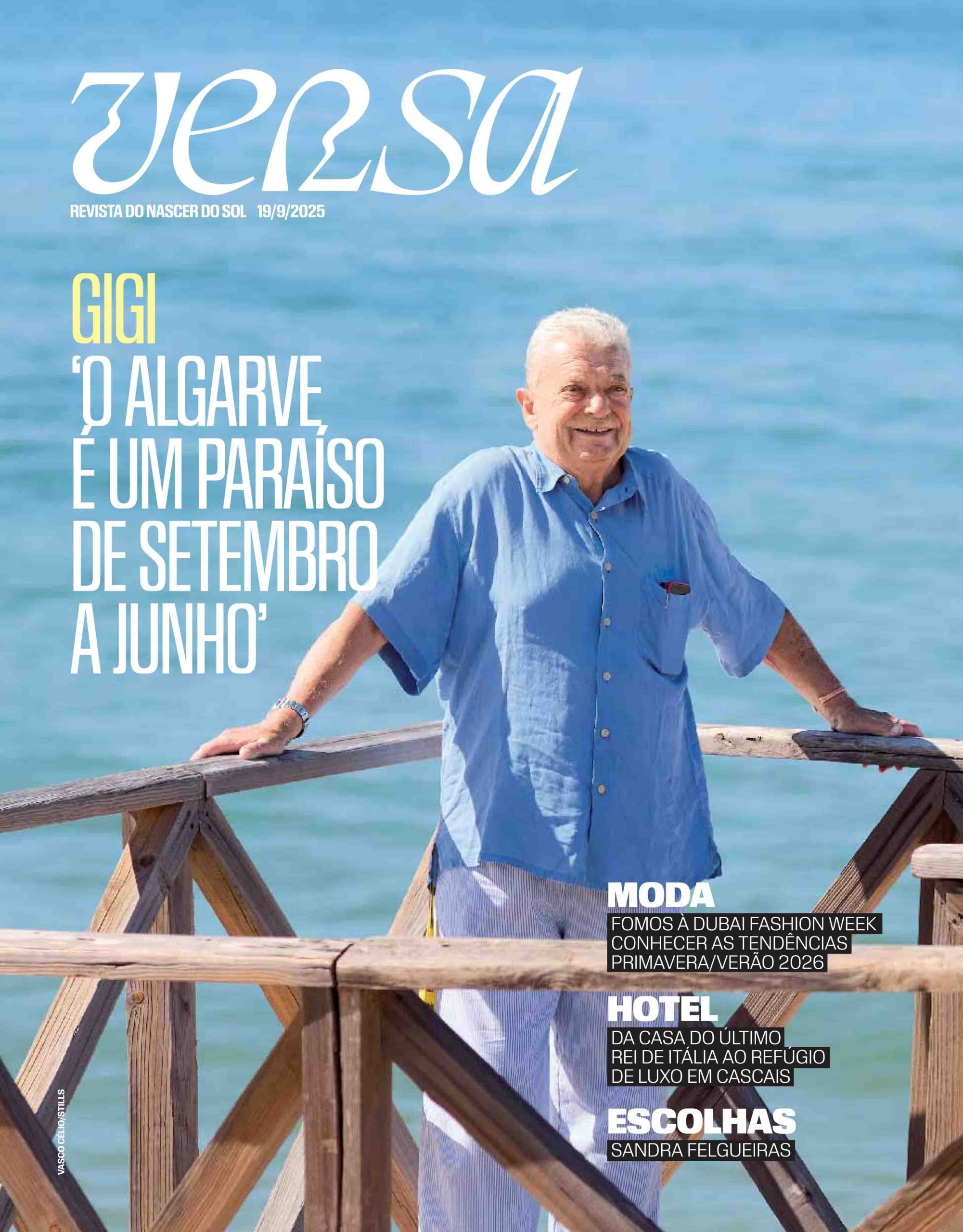 Capa da Revista VERSA do dia 19 de Setembro de 2025