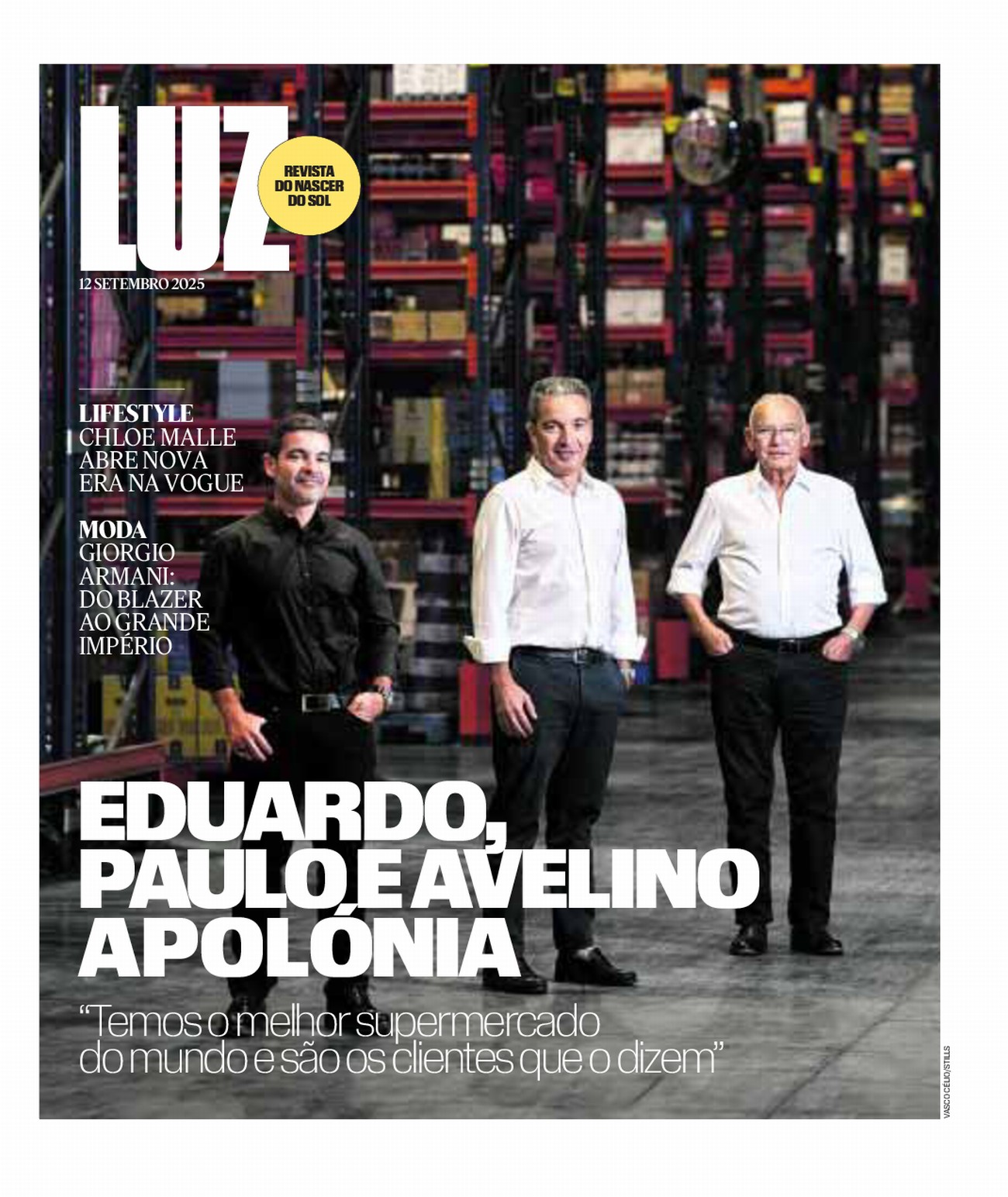 Capa da Revista LUZ do dia 12 de Setembro de 2025