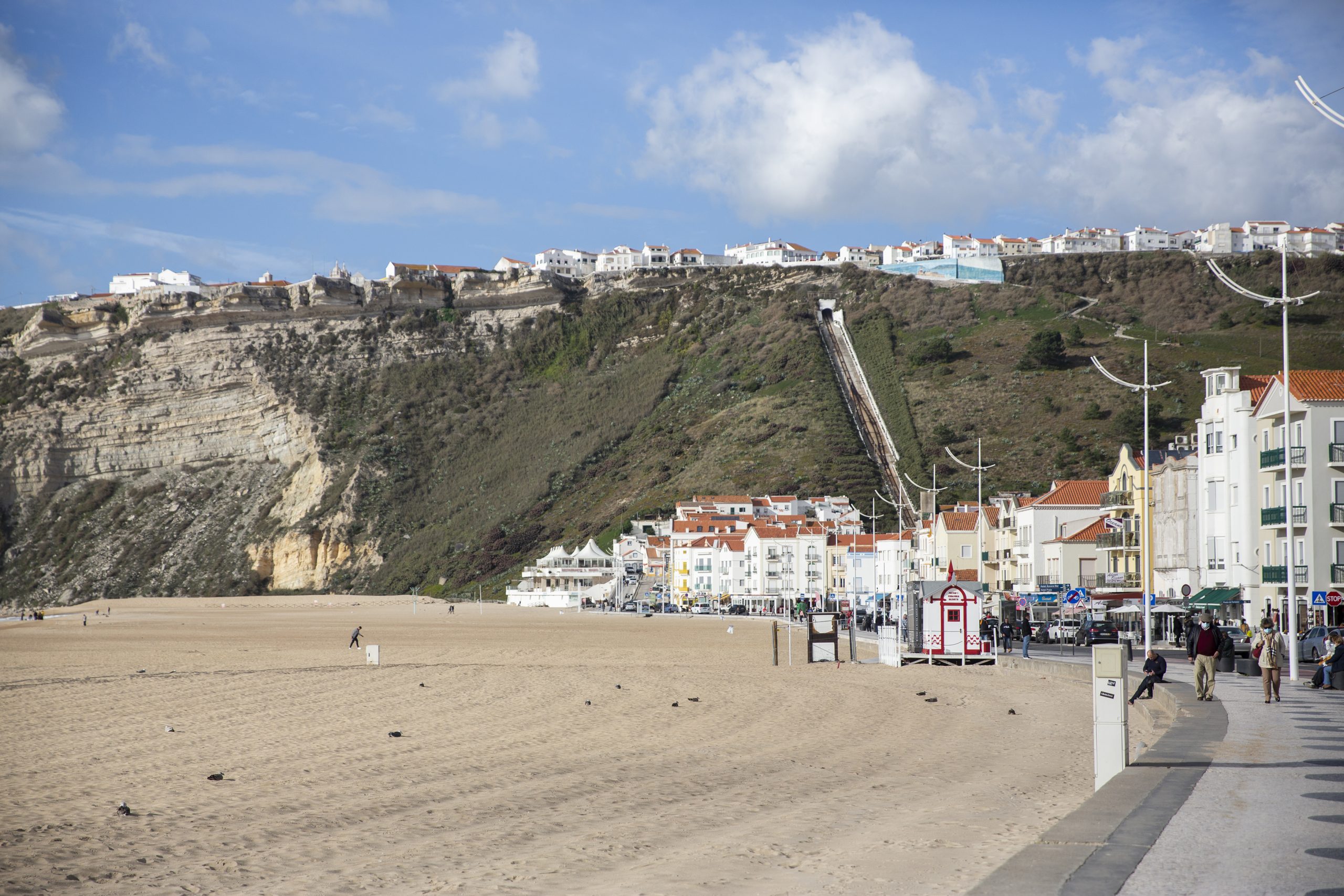Praia da Nazaré interdita a banhos pela terceira vez este verão