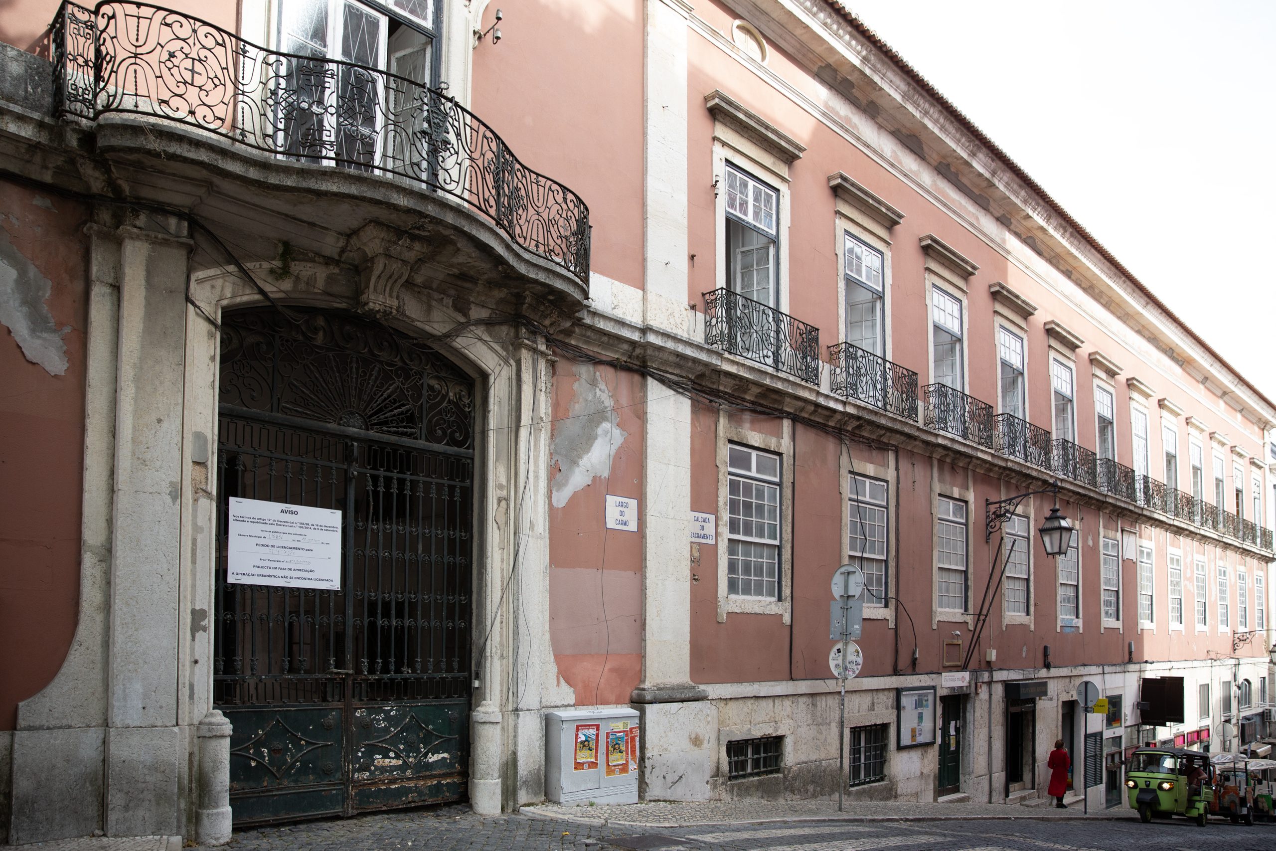 Requalificação para hotel ameaça palácio pombalino do Chiado